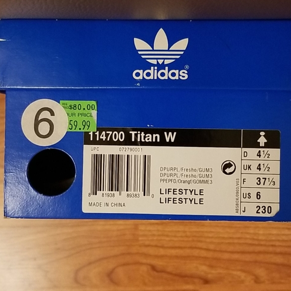 Adidas Titan Suede Retro Athletic Shoes - Picture 7 of 7